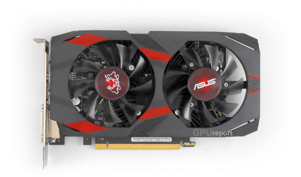 Asus Cerberus GTX 1050 Ti O4G front