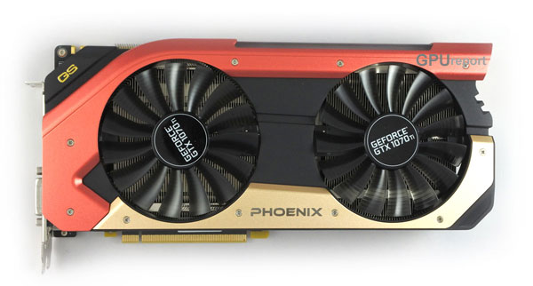 Gainward GTX 1070 Ti Phoenix GS front