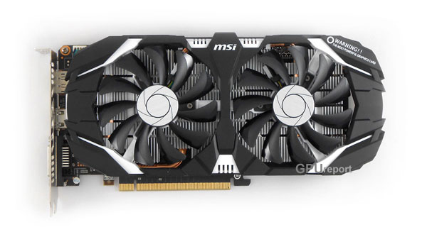 MSI GTX 1060 3GT OC front