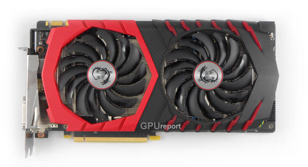 MSI GTX 1070 Gaming X 8G front