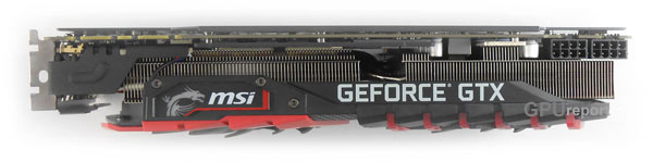 MSI GTX 1080 Ti Gaming X 11G top