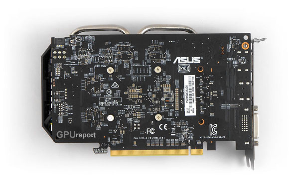 Asus Strix RX 560 O4G Gaming back