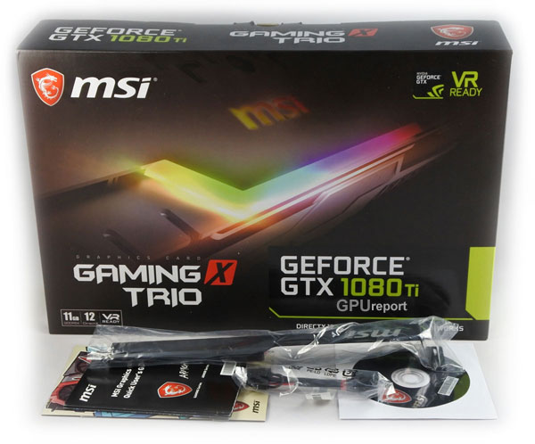 MSI GTX 1080 Ti Gaming X Trio box