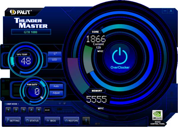 Palit GTX 1080 GameRock PE ThunderMaster