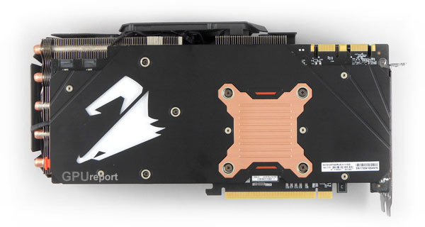 Gigabyte Aorus GTX 1080 Ti Xtreme Edition 11G back