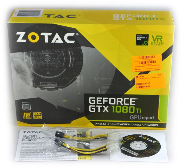 Zotac GTX 1080 Ti Mini box