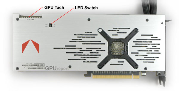 Sapphire RX Vega64 8G HBM2 Liquid Cooling back