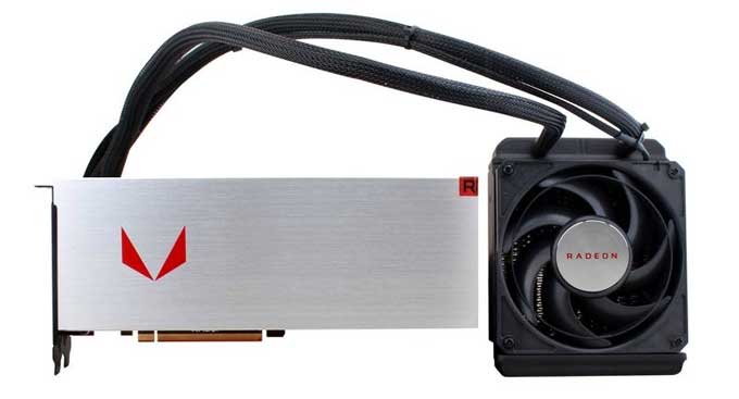 Sapphire RX Vega64 8G HBM2 Liquid Cooling all