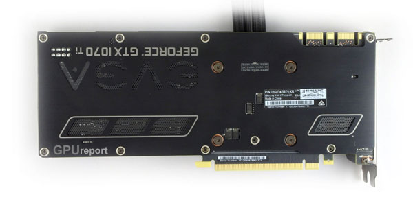 EVGA GTX 1070 Ti Gaming SC Hybrid back