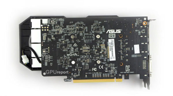 Asus RX 560 O4G EVO back