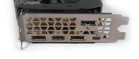 Gigabyte RTX 2080 Ti Gaming OC 11G obtazové výstupy