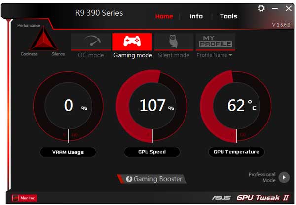 Asus Strix R9 390X DC3OC Gaming GPU Tweak II Simple