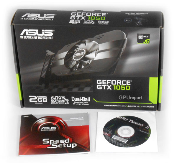 Asus Phoenix GTX 1050 2G box