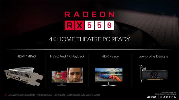 Radeon RX 550 HTPC