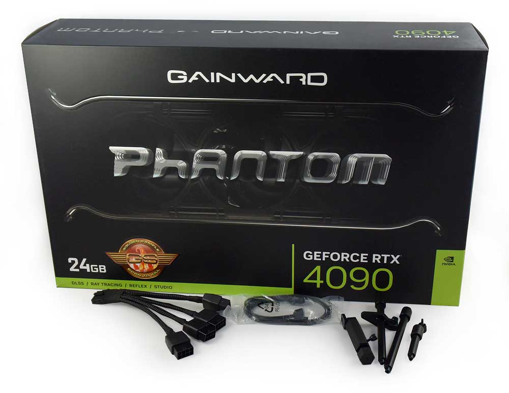 Pro zvětšení klikni Gainward RTX 4090 PHANTOM GS 24G; balení