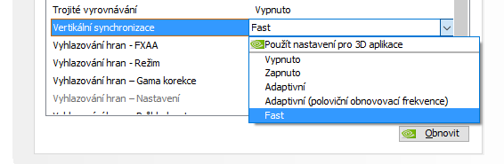 Driver Fast Sync
