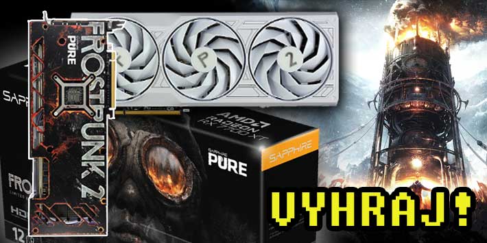 Vyhlášení vítěze soutěže o Sapphire PURE RX 7700 XT 12G Frostpunk 2 Edition