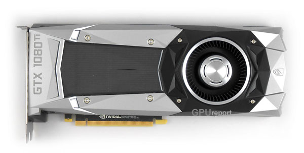 Nvidia GTX 1080 Ti FE front