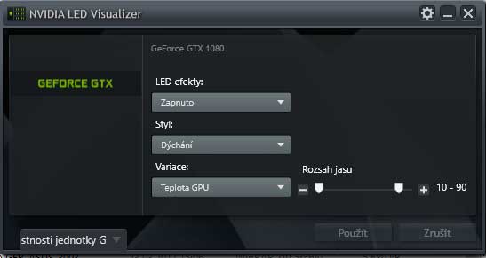 Nvidia LED Visualizér