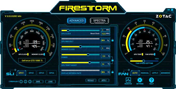 Zotac GTX 1080 Ti Mini FireStorm