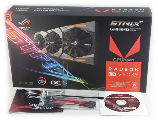 Asus Strix RX Vega56 O8G Gaming box