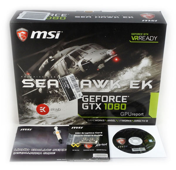 MSI GTX 1080 Sea Hawk EK X box