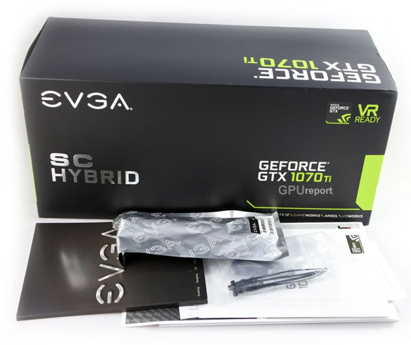 EVGA GTX 1070 Ti Gaming SC Hybrid box