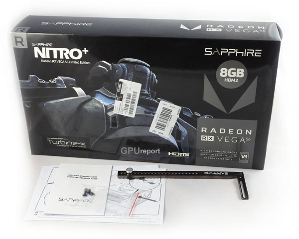 Sapphire Nitro+ RX Vega56 8G HBM2 Limited Edition balení
