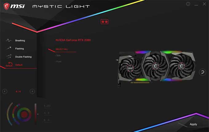 MSI Mystic Light