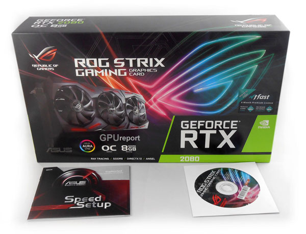 Asus Strix RTX 2080 O8G Gaming balení