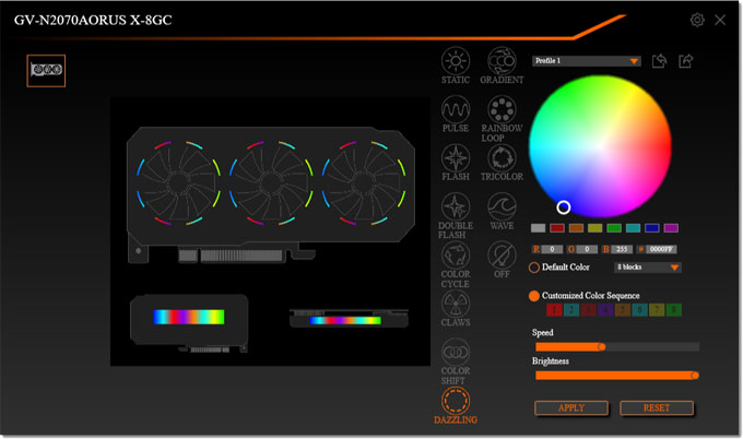 Gigabyte Aorus RTX 2070 XTREME 8G RGB Fusion