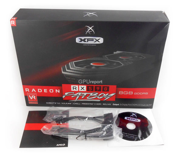 XFX RX 590 Fatboy 8GB balení