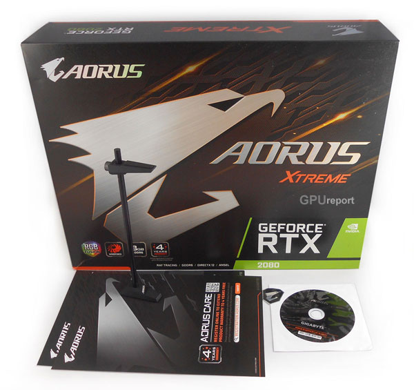 Gigabyte Aorus RTX 2080 XTREME 8G balení