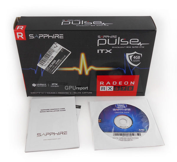 Sapphire Pulse RX 570 ITX 4GD5 balení