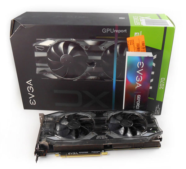 EVGA RTX 2070 XC Gaming balení