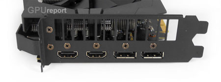 Obrazové výstupy Asus Strix GTX 1650 O4G Gaming Asus Strix GTX 1650 O4G Gaming