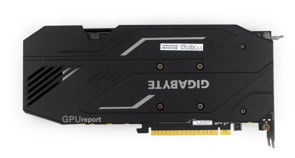 Gigabyte GTX 1650 Gaming OC 4G Gigabyte GTX 1650 Gaming OC 4G back