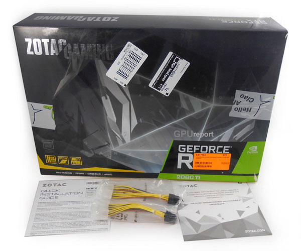 Zotac Gaming RTX 2080 Ti Triple Fan balení