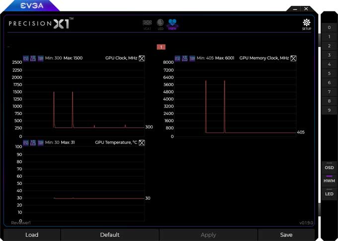 EVGA Precision X1 panel6