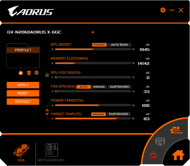 Gigabyte Aorus RTX 2060 XTREME 6G Graphics Engine Advanced