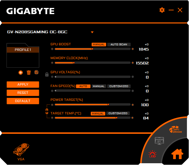 Gigabyte RTX 2080 SUPER Gaming OC Graphics Engine Prodessional
