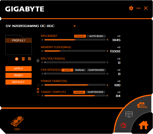 Aorus Grapgics Engine Gigabyte RTX 2080 SUPER Gaming OC Graphics Engine Prodessional