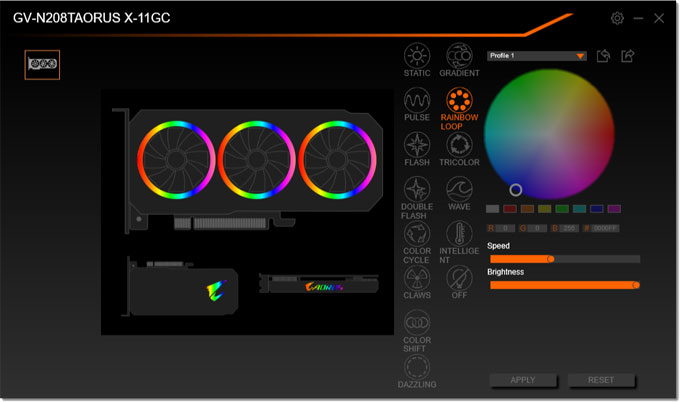 Gigabyte Aorus RTX 2080 Ti XTREME RGB Fusion