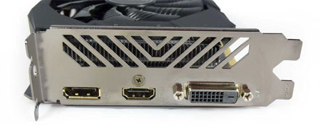 Obrazové výstupy Gigabyte GTX 1650 SUPER Windforce OC Gigabyte GTX 1650 SUPER Windforce OC obrazové výstupy