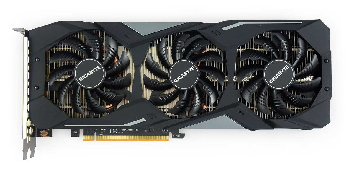 Pro zvětšení klikni Gigabyte RX 5500 XT Gaming OC 8G; čelní strana