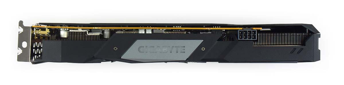 Pro zvětšení klikni Gigabyte RX 5500 XT Gaming OC 8G; horní strana