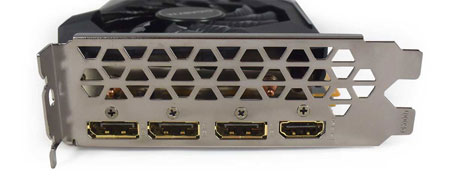 Obrazové výstupy Gigabyte RX 5500 XT Gaming OC 8G Gigabyte RX 5500 XT Gaming OC 8G obrazové výstupy
