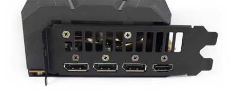 Obrazové výstupy Asus STRIX RX 5500 XT O8G Gaming Asus STRIX RX 5500 XT O8G Gaming obrazové výstupy