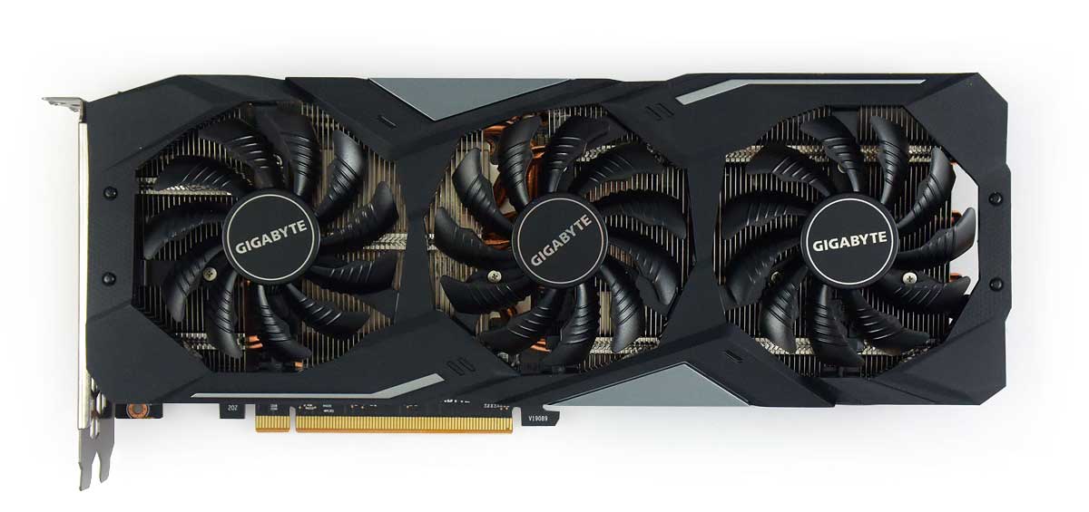 Pro zvětšení klikni Gigabyte RX 5600 XT Gaming OC 6G; čelní strana