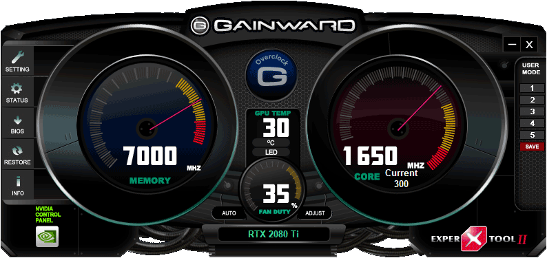 Gainward RTX 2080 Ti Phoenix GS Expertool